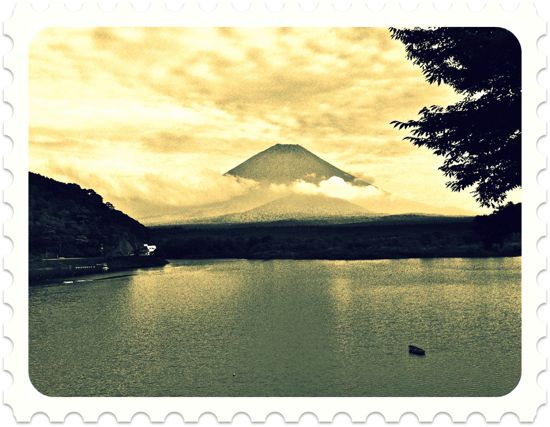 切手の富士山