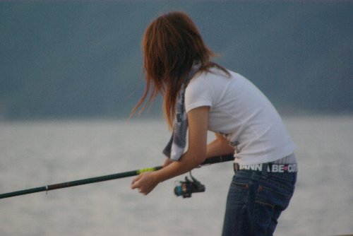 釣り女子