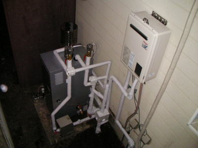 千葉県我孫子市の福山歯科医院様に設置した温水暖房ボイラー・給湯器
