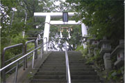 酢川温泉神社-鳥居